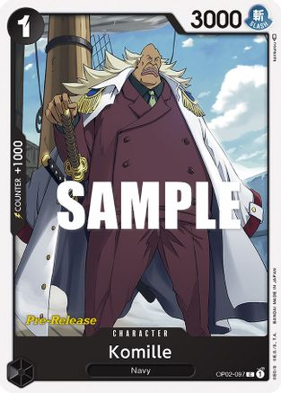 Komille - Paramount War Pre-Release Cards - C - OP02-097