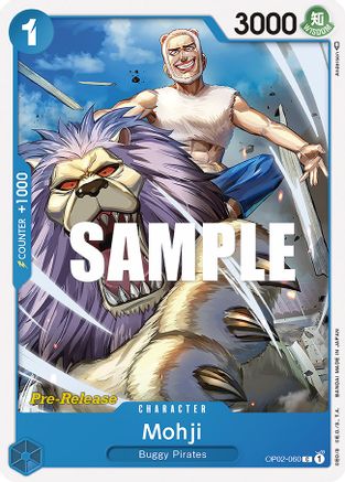 Mohji - Paramount War Pre-Release Cards - C - OP02-060