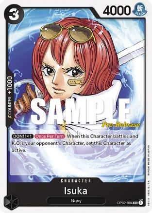 Isuka - Paramount War Pre-Release Cards - UC - OP02-094