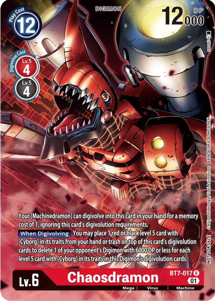 Chaosdramon (Winner Pack Across Time) - Next Adventure - Rare - BT7-017 R