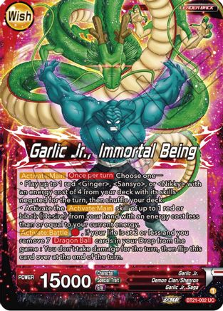 Garlic Jr. // Garlic Jr., Immortal Being - Wild Resurgence - Uncommon - BT21-002