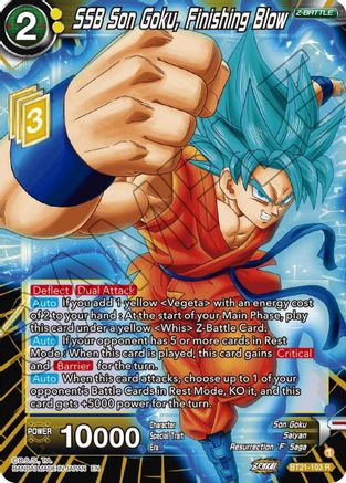 SSB Son Goku, Finishing Blow - Wild Resurgence - Rare - BT21-103