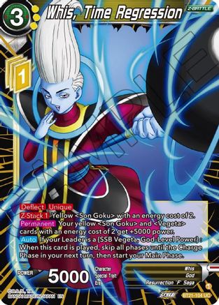 Whis, Time Regression - Wild Resurgence - Uncommon - BT21-104