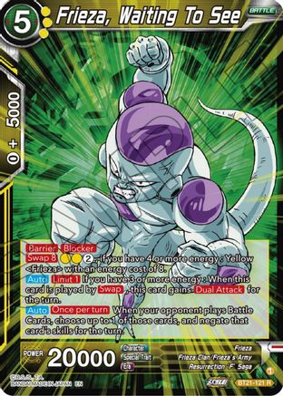 Frieza, Waiting To See - Wild Resurgence - Rare - BT21-121