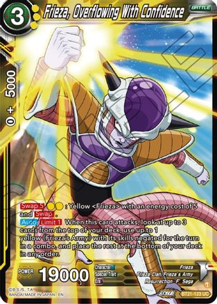 Frieza, Overflowing With Confidence - Wild Resurgence - Uncommon - BT21-123