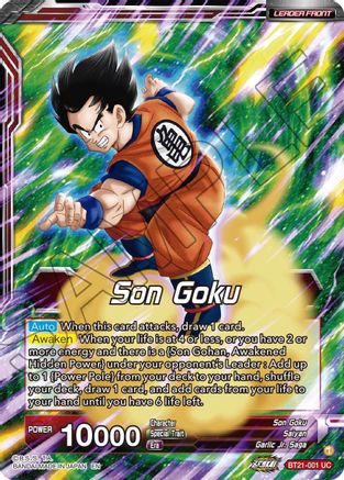 Son Goku // Son Goku, for the Sake of Family - Wild Resurgence - Uncommon - BT21-001