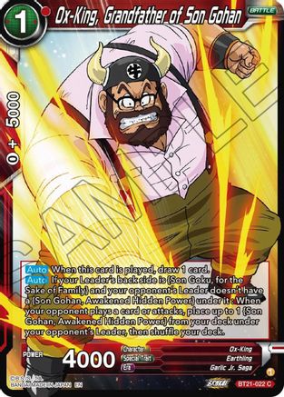 Ox-King, Grandfather of Son Gohan - Wild Resurgence - Common - BT21-022