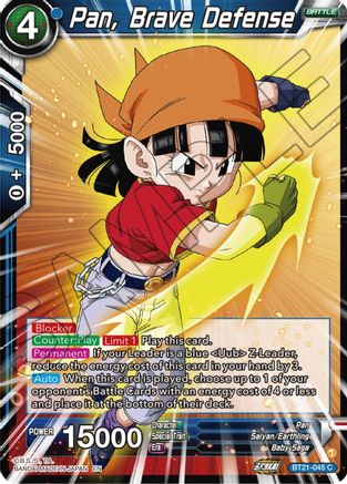 Pan, Brave Defense - Wild Resurgence - Common - BT21-045