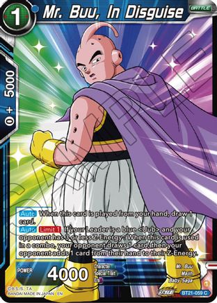 Mr. Buu, In Disguise - Wild Resurgence - Common - BT21-059