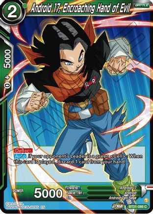 Android 17, Encroaching Hand of Evil - Wild Resurgence - Common - BT21-086