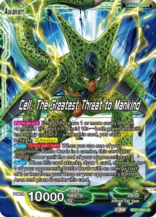 Cell // Cell, The Greatest Threat to Mankind - Wild Resurgence - Uncommon - BT21-068