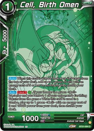 Cell, Birth Omen - Wild Resurgence - Common - BT21-094
