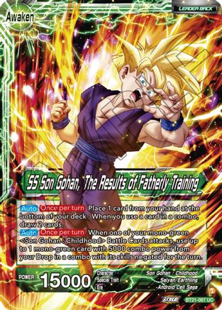 Son Gohan // SS Son Gohan, The Results of Fatherly Training - Wild Resurgence - Uncommon - BT21-067