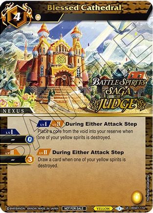 Blessed Cathedral (Judge Pack Vol. 1) - Battle Spirits Saga Promo Cards - Promo - BSS01-114