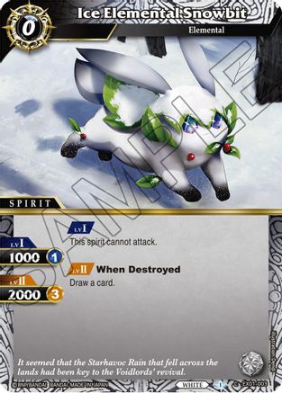 Ice Elemental Snowbit - Expansion Set 01: Elemental Spark - Common - EX01-003
