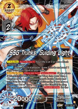SSG Trunks, Guiding Light - Wild Resurgence - Uncommon - BT21-133