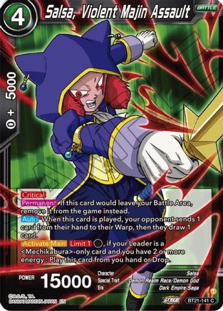 Salsa, Violent Majin Assault - Wild Resurgence - Common - BT21-141