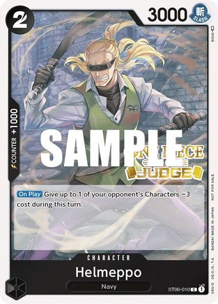 Helmeppo (Judge) - One Piece Promotion Cards - PR - ST06-010