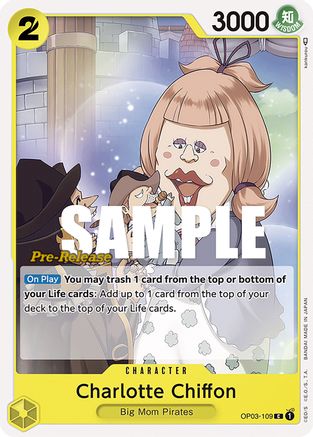 Charlotte Chiffon - Pillars of Strength Pre-Release Cards - C - OP03-109