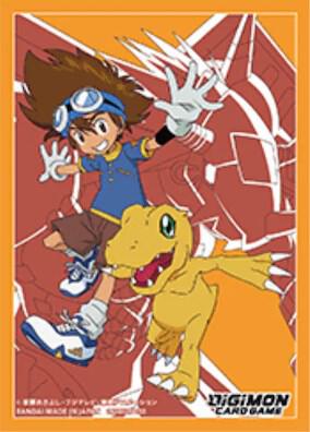 Digimon Card Game Official Sleeves - Tai Kamiya & Agumon Card Sleeves 2023 (60-Pack)