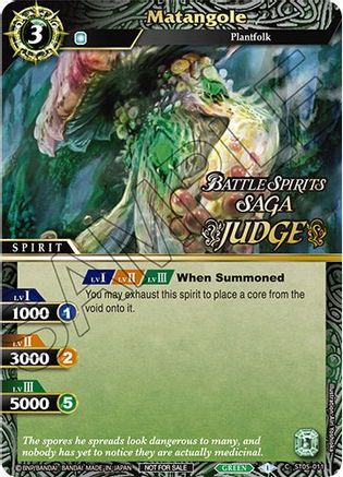 Matangole (Judge Pack Vol. 2) - Battle Spirits Saga Promo Cards - Promo - ST05-011