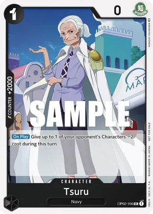 Tsuru (Event Pack Vol. 2) - One Piece Promotion Cards - PR - OP02-106