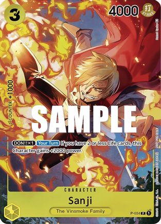 Sanji (Event Pack Vol. 2) - One Piece Promotion Cards - PR - P-034