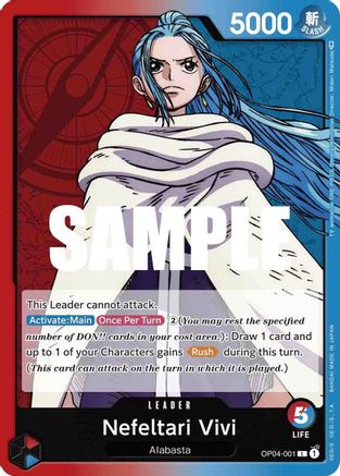 Nefeltari Vivi (001) - Kingdoms of Intrigue - L - OP04-001