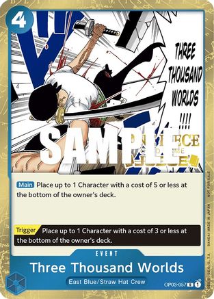 Three Thousand Worlds (Judge Pack Vol. 2) - One Piece Promotion Cards - PR - OP03-057