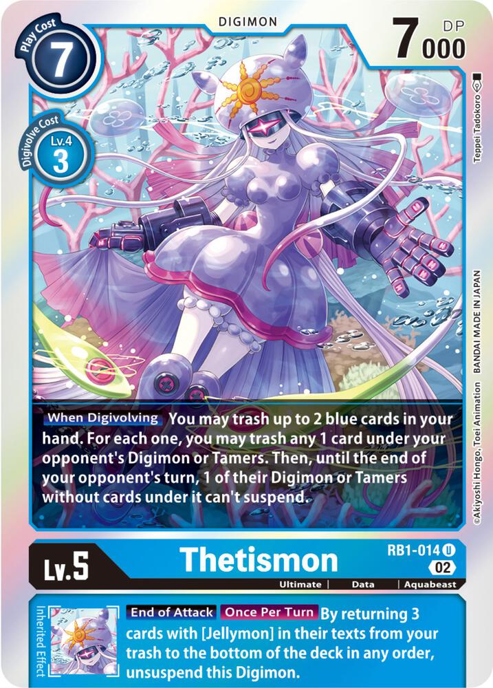 Thetismon - Resurgence Booster - Uncommon - RB1-014 U
