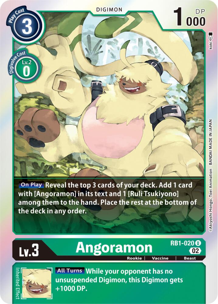Angoramon - Resurgence Booster - Uncommon - RB1-020 U