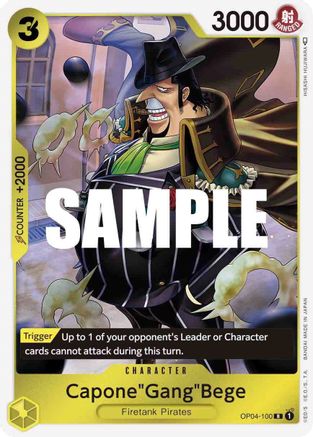 Capone"Gang"Bege - Kingdoms of Intrigue - R - OP04-100