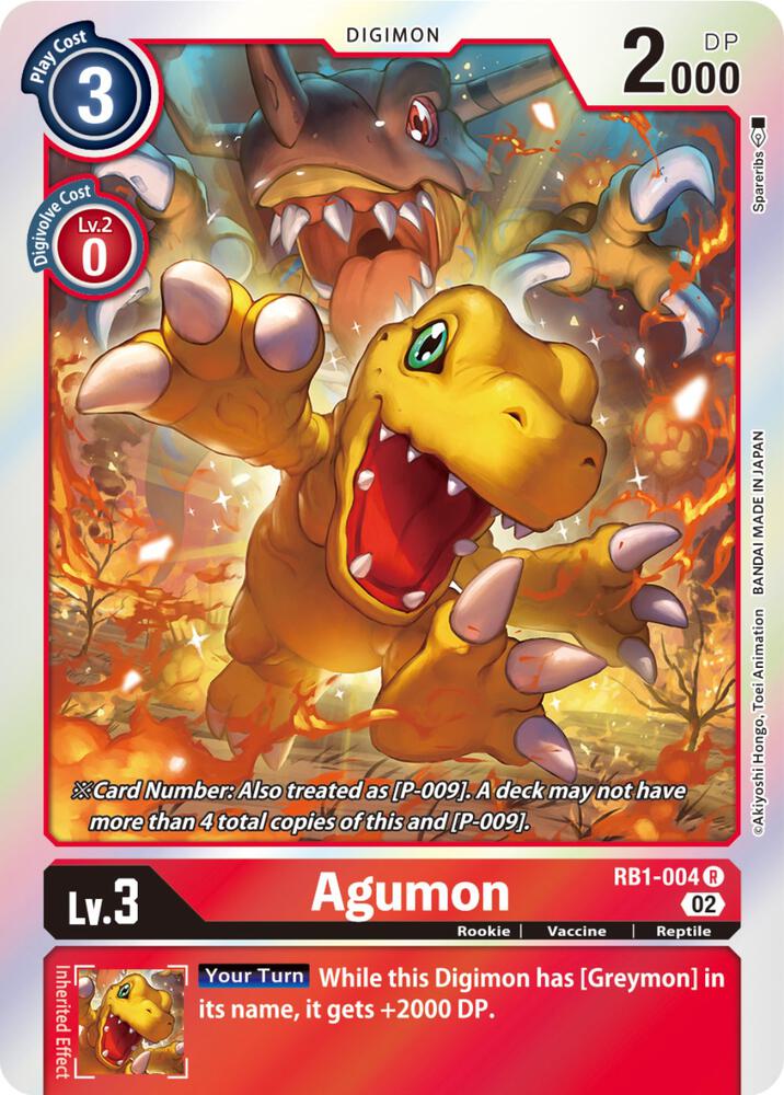 Agumon - Resurgence Booster - Rare - RB1-004 R