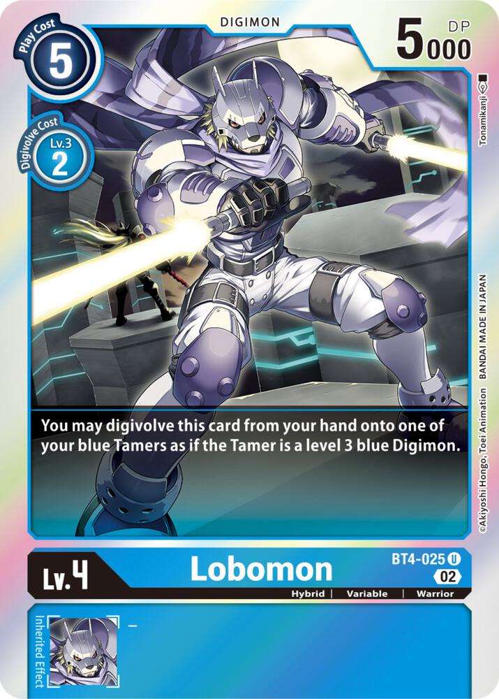 Lobomon (Resurgence Booster Reprint) - Resurgence Booster - Uncommon - BT4-025 U