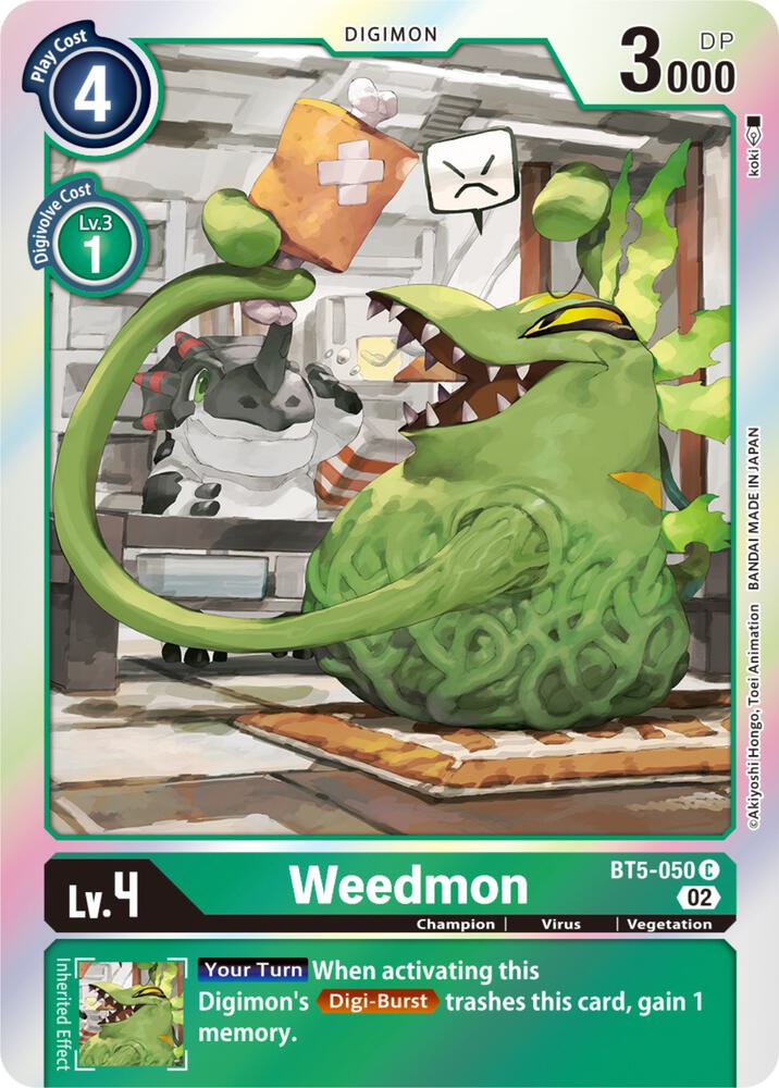 Weedmon (Resurgence Booster Reprint) - Resurgence Booster - Common - BT5-050 C