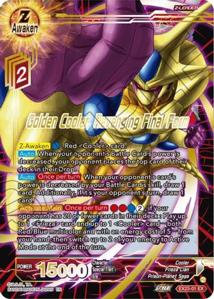 Golden Cooler, Revenging Final Form - Expansion Deck Box Set 23: Premium Anniversary Box 2023 - Expansion Rare - EX23-01