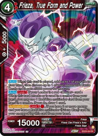 Frieza, True Form and Power - Expansion Deck Box Set 23: Premium Anniversary Box 2023 - Expansion Rare - EX23-04