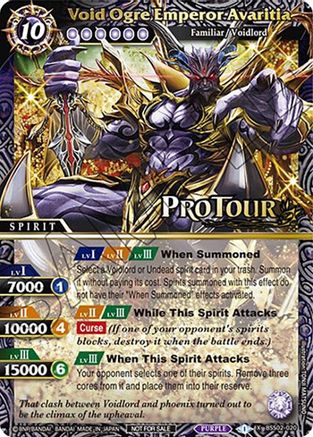 Void Ogre Emperor Avaritia (X Rare Special Pack Vol. 2) - Battle Spirits Saga Promo Cards - Promo - BSS02-020