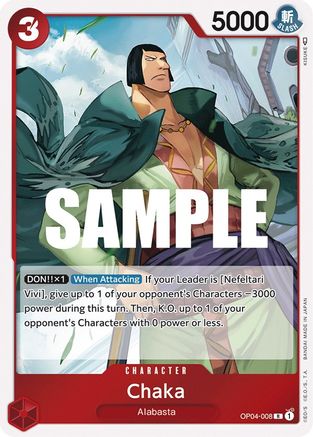 Chaka - Kingdoms of Intrigue - R - OP04-008