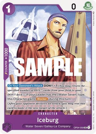 Iceburg - Kingdoms of Intrigue - UC - OP04-059