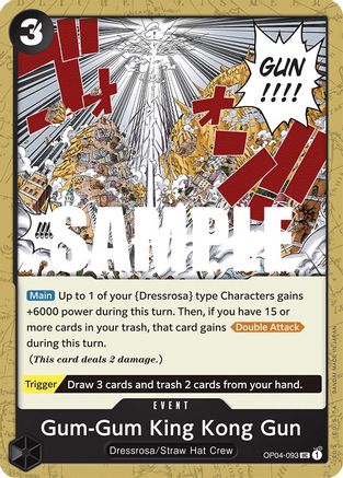 Gum-Gum King Kong Gun - Kingdoms of Intrigue - UC - OP04-093