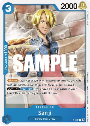 Sanji (Sealed Battle Kit Vol. 1) - One Piece Promotion Cards - PR - P-050