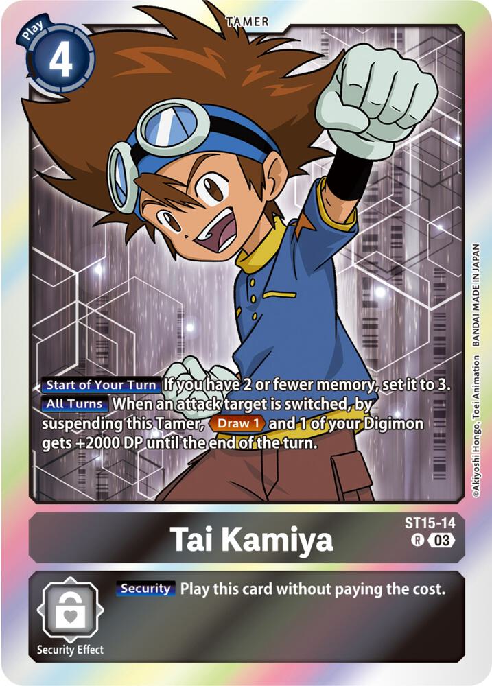 Tai Kamiya - Starter Deck 15: Dragon of Courage - Rare - ST15-14 R
