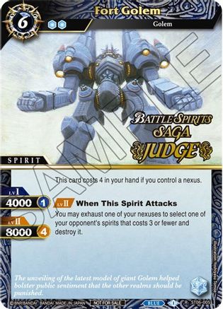 Fort Golem (Judge Pack Vol. 3) - Launch & Event Promos - Rare - ST06-005