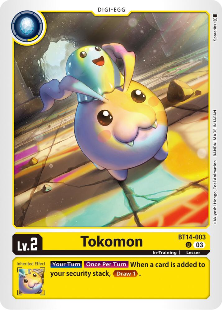 Tokomon - Blast Ace - Uncommon - BT14-003 U