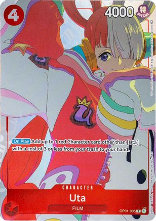 Uta (Gift Collection 2023) - One Piece Promotion Cards - R - OP01-005