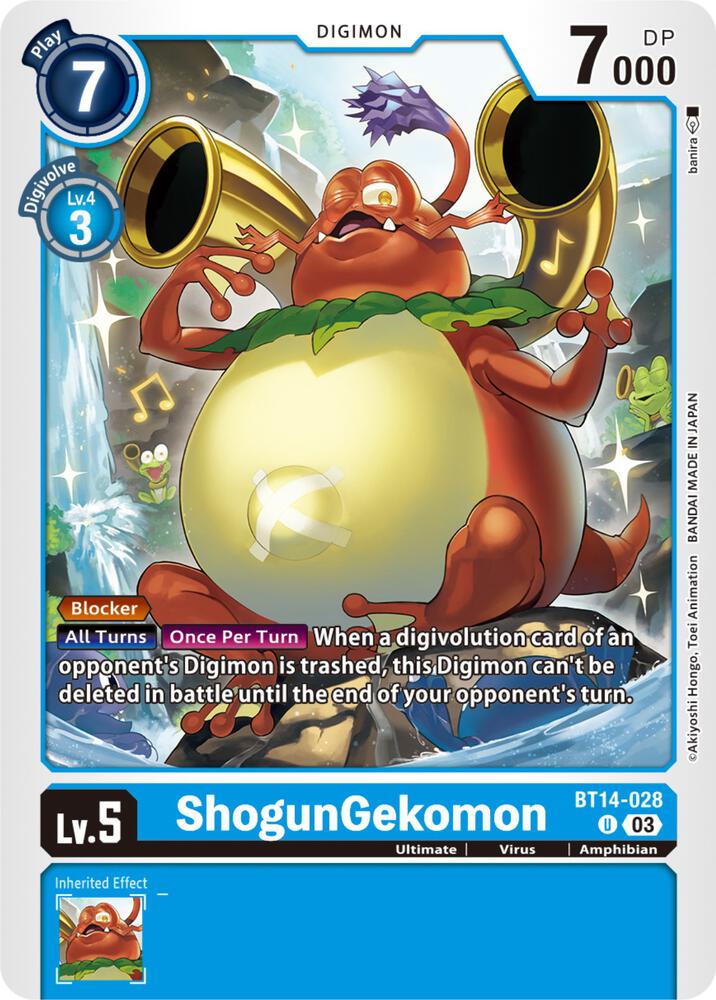 ShogunGekomon - Blast Ace - Uncommon - BT14-028 U
