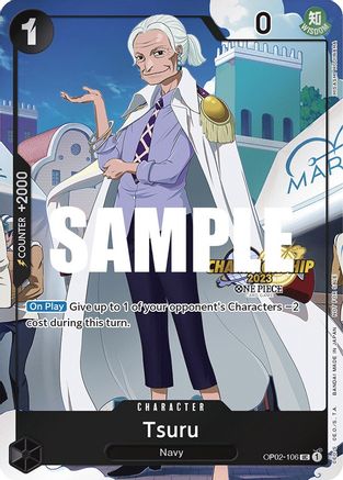Tsuru (CS 2023 Event Pack) - One Piece Promotion Cards - UC - OP02-106
