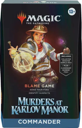MTG Murders at Karlov Manor Commander Deck - Blame Game