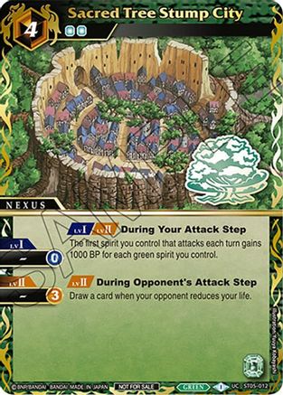 Sacred Tree Stump City (Finalist Card Set Vol. 3) - Launch & Event Promos - Uncommon - ST05-012